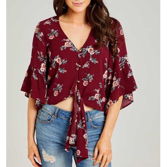 Altar'd State Tops - Altar'd State Arla V-Neck Top